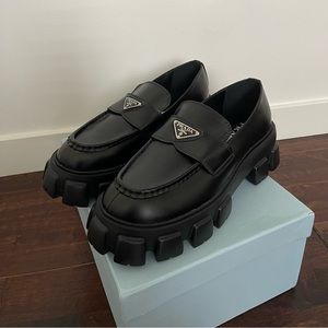 Prada Monolith Loafers